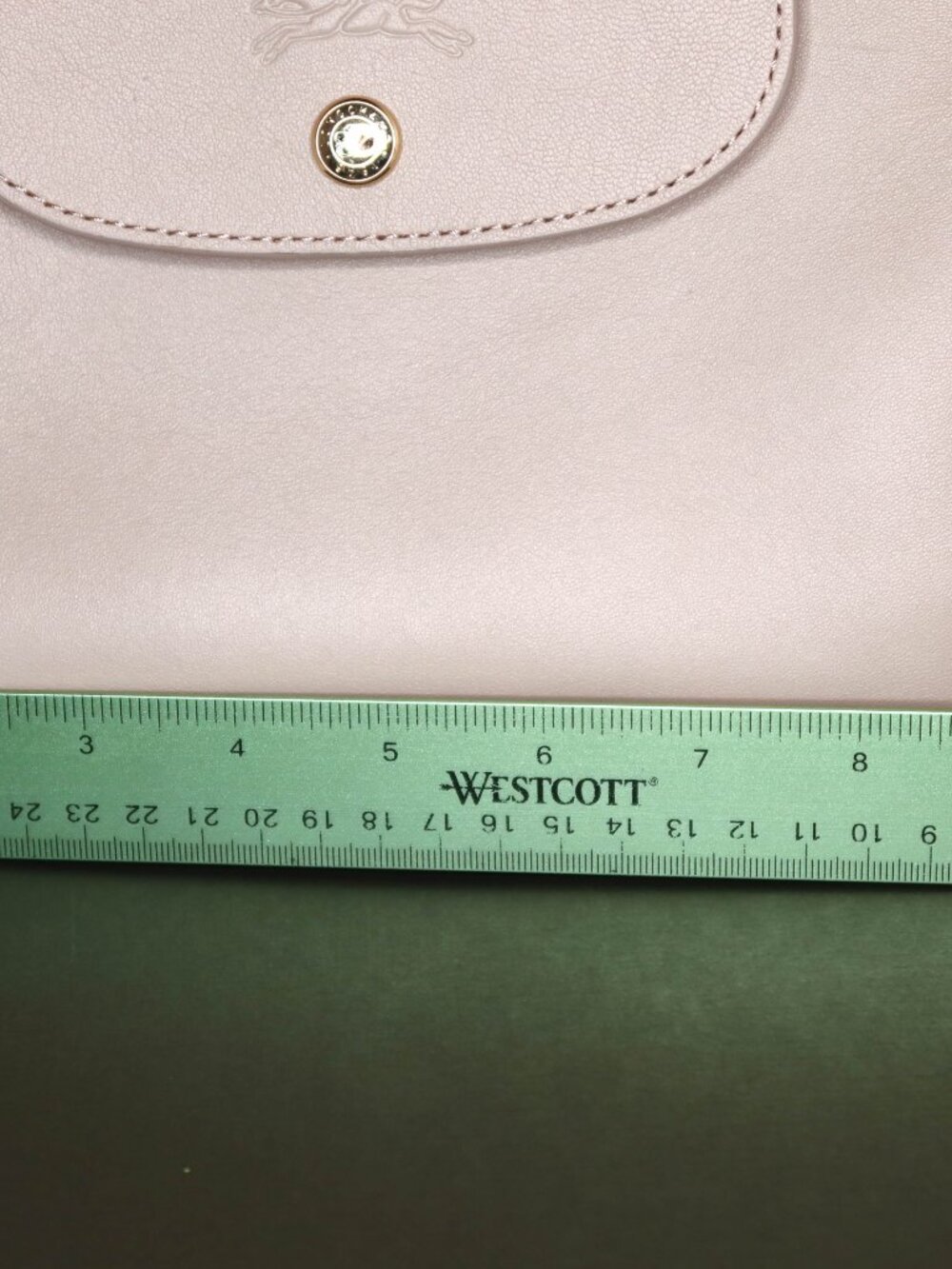 Longchamp Cabas Small Leather Handbag Tote in Clay | Preloved Very Good w Box - Picture 7 of 15